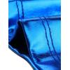 imageAllegra K Womens Metallic Shiny Halloween Party Tank Top Sleeveless Deep V Neck Camisole TopsRoyal Blue
