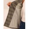 imageAllegra K Womens Notched Lapel One Button Boyfriend Blazer Suit Houndstooth Work Office Blazers JacketBlue Brown