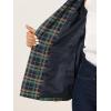 imageAllegra K Womens Notched Lapel One Button Boyfriend Blazer Suit Houndstooth Work Office Blazers JacketGreen Blue