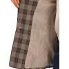 imageAllegra K Womens Notched Lapel One Button Boyfriend Blazer Suit Houndstooth Work Office Blazers JacketLight Brown