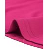 imageAllegra K Womens Peplum Top Cap Sleeve Round Neck 2025 Summer Work Blouse Tops for Business CasualHot Pink