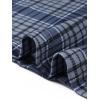 imageAllegra K Womens Peter Pan Collar Contrast Color Button Decor ALine Christmas Plaid Mini DressGray Blue