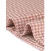 imageAllegra K Womens Plaid Dress Sleeveless A Line Vintage Houndstooth Work DressesPink Houndstooth