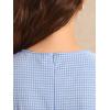 imageAllegra K Womens Plaid Dress Sleeveless A Line Vintage Houndstooth Work DressesSky Blue