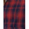 imageAllegra K Womens Plaid Overall Dress Vintage Checkered Suspender Skirt Short Pinafore DressBluered