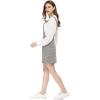 imageAllegra K Womens Plaid Overall Dress Vintage Checkered Suspender Skirt Short Pinafore DressPinkgrey