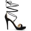 imageAllegra K Womens Platform Stiletto Heels Lace Up SandalsBlack
