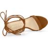imageAllegra K Womens Platform Stiletto Heels Lace Up SandalsBrown