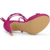 imageAllegra K Womens Platform Stiletto Heels Lace Up SandalsHot Pink