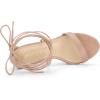 imageAllegra K Womens Platform Stiletto Heels Lace Up SandalsNude