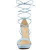 imageAllegra K Womens Platform Stiletto Heels Lace Up SandalsSky Blue