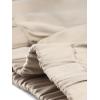 imageAllegra K Womens Satin Pants Drawstring Elastic Waist Straight Leg Ankle Length Dressy Joggers with PocketBeige