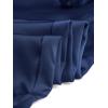 imageAllegra K Womens Satin Pants Drawstring Elastic Waist Straight Leg Ankle Length Dressy Joggers with PocketRoyal Blue