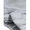 imageAllegra K Womens Satin Pants Drawstring Elastic Waist Straight Leg Ankle Length Dressy Joggers with PocketSilver