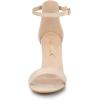imageAllegra K Womens Suede Ankle Strap High Stiletto Heel SandalsBeige