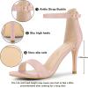 imageAllegra K Womens Suede Ankle Strap High Stiletto Heel SandalsDust Pink