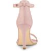 imageAllegra K Womens Suede Ankle Strap High Stiletto Heel SandalsDust Pink