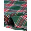 imageAllegra K Womens Tartan Plaid High Waist Belted Vintage ALine Midi SkirtGreen Red