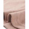 imageAllegra K Womens V Neck Blouse 34 Sleeves Solid Knitted Buttons Decor Ruched TopBeige Pink