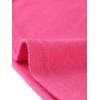 imageAllegra K Womens V Neck Blouse 34 Sleeves Solid Knitted Buttons Decor Ruched TopHot Pink