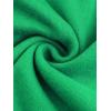 imageAllegra K Womens V Neck Blouse 34 Sleeves Solid Knitted Buttons Decor Ruched TopShamrock Green