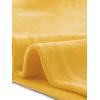 imageAllegra K Womens Velvet Long Sleeve Off Shoulder Solid Crop TopYellow