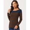 imageAllegra K womens CasualBlue Brown