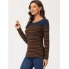 imageAllegra K womens CasualBlue Brown
