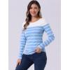imageAllegra K womens CasualDark Light Blue