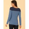 imageAllegra K womens CasualNavy Blue