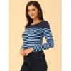 imageAllegra K womens CasualNavy Blue