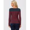 imageAllegra K womens CasualNavy Blue Red