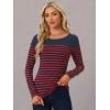 imageAllegra K womens CasualNavy Blue Red