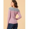 imageAllegra K womens CasualPink Gray