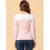 imageAllegra K womens CasualPink White
