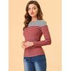 imageAllegra K womens CasualRed Gray