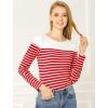 imageAllegra K womens CasualRedwhite