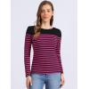 imageAllegra K womens CasualRose Red Black