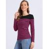 imageAllegra K womens CasualRose Red Black