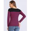 imageAllegra K womens CasualRose Red Black