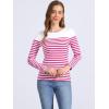 imageAllegra K womens CasualRose Red White