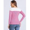 imageAllegra K womens CasualRose Red White