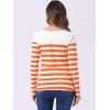 imageAllegra K womens CasualWhite Orange