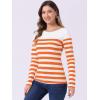 imageAllegra K womens CasualWhite Orange