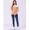 imageAllegra K womens CasualWhite Orange