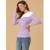 imageAllegra K womens CasualWhite Purple