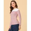 imageAllegra K womens CasualWhite Red