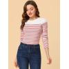 imageAllegra K womens CasualWhite Red