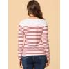 imageAllegra K womens CasualWhite Red