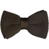 imageAllegra K Mens Pretied Bowtie Adjustable Neck Solid Color Knitted Bow TiesBrown